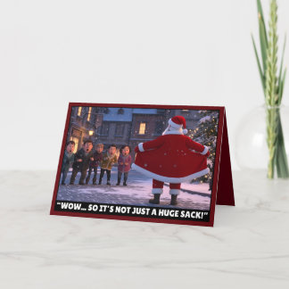 Tarjeta Funny Santa
