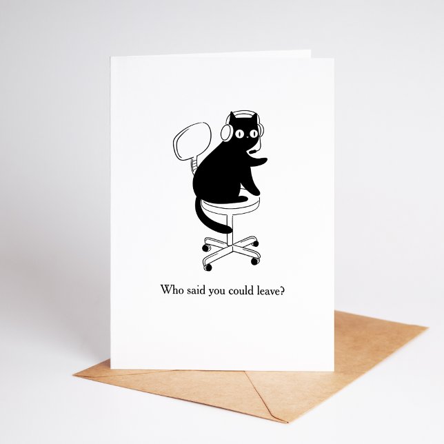 Tarjeta Funny & Sarcastic Congratulations on New Job Card (Subido por el creador)