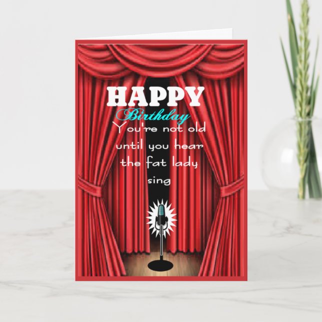 Tarjeta Funny sarcastic happy birthday wish (Anverso)
