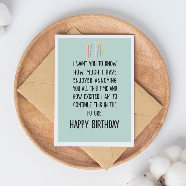 Tarjeta Funny & Sarcastic Old Age Humor Happy Birthday (Subido por el creador)
