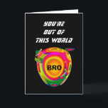 Tarjeta Funny Sci Fi Happy Birthday BROTHER Planet A03<br><div class="desc">Funny Sci Fi Happy Birthday BROTHER Planet A03. ¿Cansado de la "misma vieja vieja" clase de tarjetas de cumpleaños? Este es totalmente único y... ¡fuera de este mundo! Un divertido tema de ciencia ficción con un planeta a punto de nacer. Todo el texto es personalizable. Divertido por un fanático de...</div>
