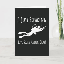 Tarjeta Funny Scuba Diving Cards Ocean Divers Snorkeling