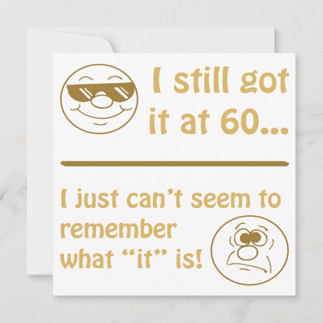 Tarjeta Funny se enfrenta a los regalos de la broma de cum (Anverso)