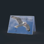 Tarjeta Funny Seagull Birthday card<br><div class="desc">Gulliver la gaviota hizo un largo viaje para dejar de lado esta carta que se le olvidó lo que se suponía que iba a dejar. Divertida tarjeta de cumpleaños,  agrega nombre u otro texto a cualquier lado de la tarjeta. Tarjeta de saludo de personalizable completa para cualquier persona.</div>