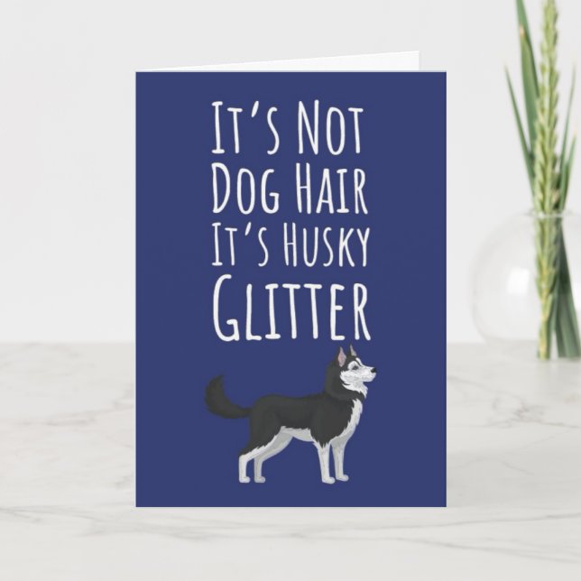 Tarjeta Funny Siberian Husky Cards Dog Lover Pet Animals (Anverso)