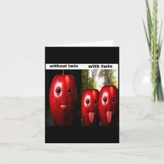 Tarjeta Funny Silly Ai Gen Z Meme Brainrot Humor Twins Bro