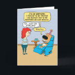 Tarjeta Funny Spoiled Dog Birthday<br><div class="desc">Esta graciosa tarjeta de cumpleaños incluye a un perro perezoso en una reclinadora que quiere tratamiento real en su cumpleaños...  ¡igual que todos los días!</div>
