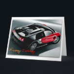 Tarjeta Funny Sports Car Jumbo Birday Card<br><div class="desc">Graciosa tarjeta de cumpleaños Jumbo con coche deportivo por tarjetas Speed Demon.</div>