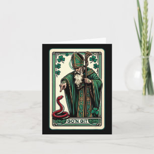 Tarjeta Funny St Patricks Day Tarot Card Go'n Git St Patri