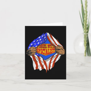 Tarjeta Funny Super Environmental Protection Specialist He