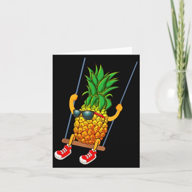 Tarjeta Funny Swinging Ne Swinger  (Anverso)