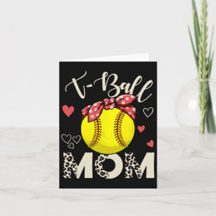 Tarjeta Funny T Ll Mom Softll Tee Ll Mama Sell Día de la M