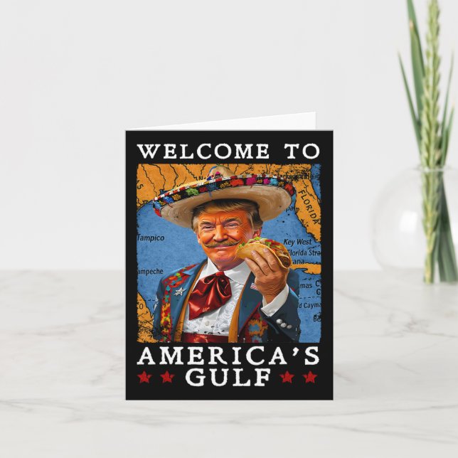 Tarjeta Funny Taco de Trump 2025 en México (Anverso)