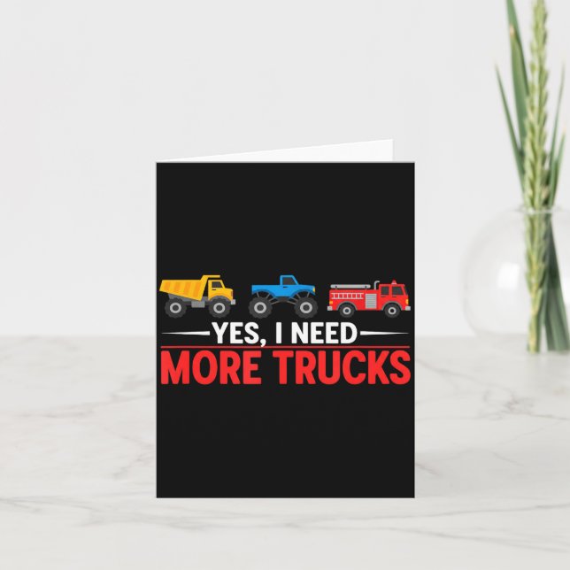 Tarjeta Funny Truck Lover Humor Ckup Enthusiast Diesel Tor (Anverso)
