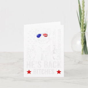 Tarjeta Funny Trump 2024 está de vuelta Es Trump 2025