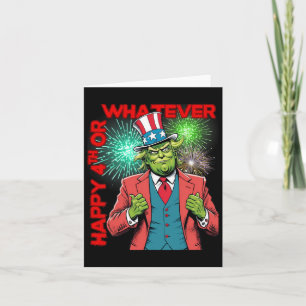 Tarjeta Funny Trump 4 De Julio