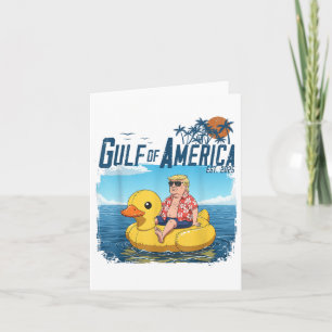 Tarjeta Funny Trump Chillin Golfo De Estados Unidos Este 2