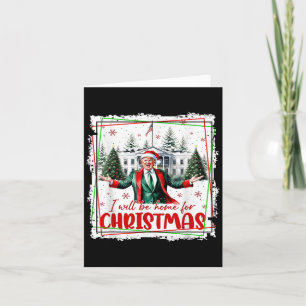 Tarjeta Funny Trump daddys Navidades de casa de nuevo 2024