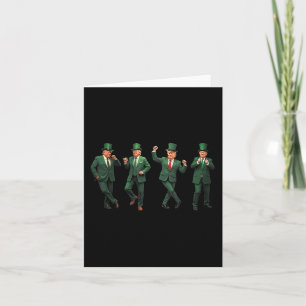 Tarjeta Funny Trump Dance St Patricks Day Pajamas Ymca Tr