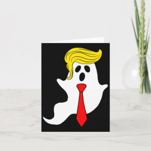 Tarjeta Funny Trump fantasma Trump Halloween Halloween Don