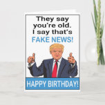 Tarjeta Funny Trump feliz cumpleaños<br><div class="desc">Feliz cumpleaños. Graciosa tarjeta de cumpleaños de Trump. Un Regalo Perfecto Para El Cumpleaños.
Personaliza Tu Propio Mensaje!</div>