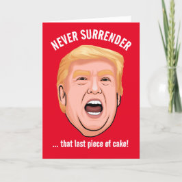 Tarjeta Funny Trump feliz cumpleaños
