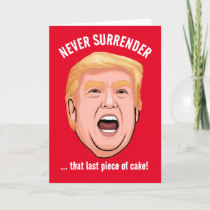 Tarjeta Funny Trump feliz cumpleaños
