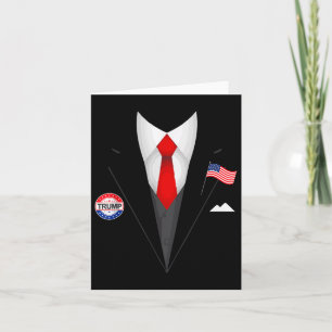 Tarjeta Funny Trump Halloween disfraza al presidente Trump