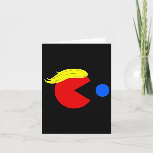 Tarjeta Funny Trump Man 2024 Pac Tee - Trump Man Ne Pac Bl (Anverso)