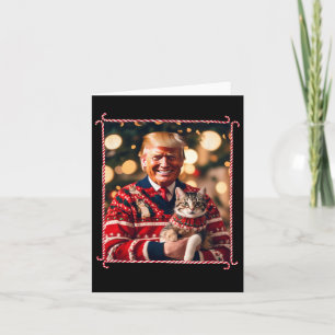 Tarjeta Funny Trump Navidades sudan para los amantes del g