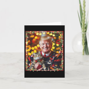 Tarjeta Funny Trump Navidades sudan para los amantes del g