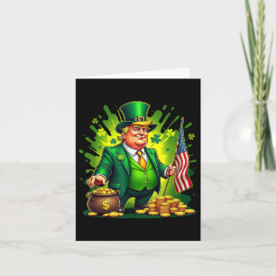 Tarjeta Funny Trump Paddys Back 45 47 St Patricks Day Esta