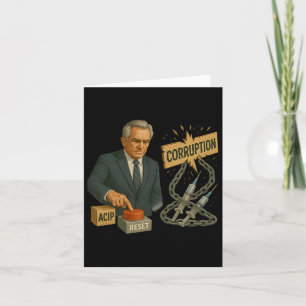Tarjeta Funny Trump Robert Kennedy Jr. Meme completo del C