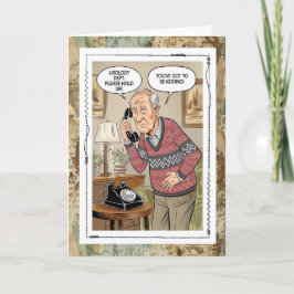 Tarjeta Funny Urology Dept Old Fart Just For Fun Card