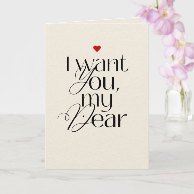 Tarjeta Funny Valentine’s Day Card for Husband or Partner (Orquídea)