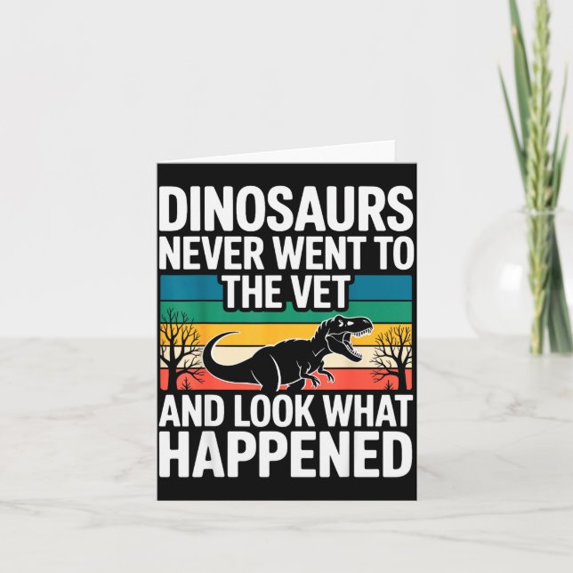 Tarjeta Funny Veterinarian Design For Men Women Vet Tech V (Anverso)