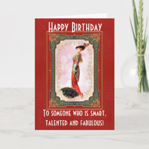 Tarjeta Funny Vintage Birday Card