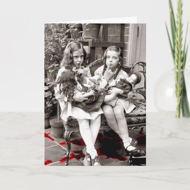 Tarjeta Funny Vintage Birday Card (Anverso)