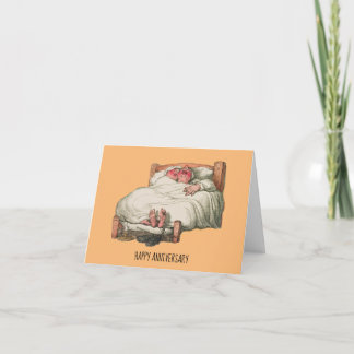 Tarjeta Funny Vintage Happy Aniversario Card