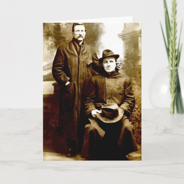 Tarjeta Funny Vintage Picture Birday Card (Anverso)