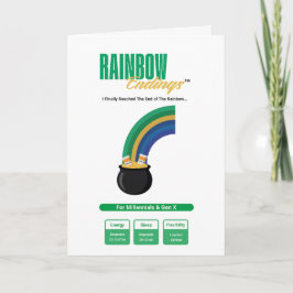 Tarjeta Funny Wellness Shamrock Clover Card