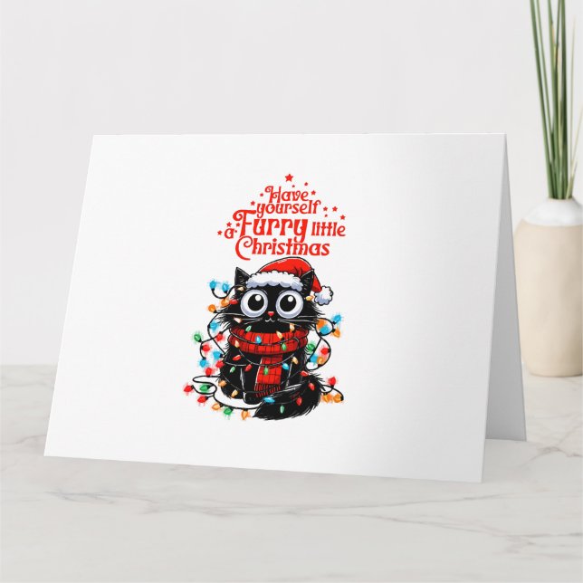 Tarjeta Furry Little Navidades (Anverso)