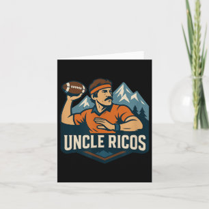 Tarjeta Fútbol con bandera Uncle Ricos