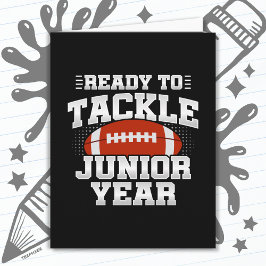 Tarjeta Fútbol de 11° grado listo para enfrentarse a la es