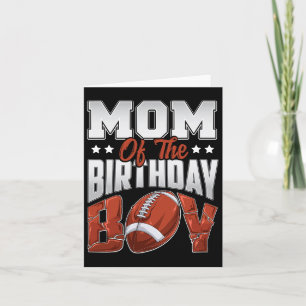 Tarjeta Fútbol de mamá Nacimiento Familia Baller de B-day