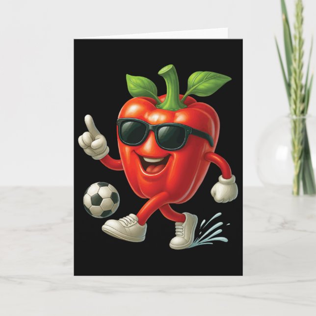 Tarjeta Fútbol de Pimiento Morrón (Anverso)