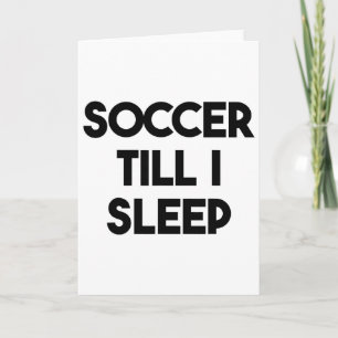 Tarjeta Fútbol Divertido - Fútbol Hasta Dormir 