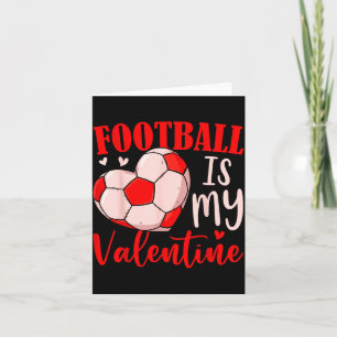 Tarjeta Fútbol es mi entrenador de San Valentín amantes de