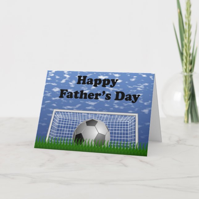 Tarjeta Fútbol Feliz Día del Padre (Anverso)