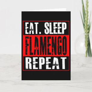 Tarjeta Fútbol Flamengo - Camiseta Come Duerme Flamengo Re